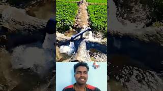 🤔வயலில் தண்ணி விட சூப்பர் ஐடியா⁉️  Super Idea For Irrigation 💯 trending irrigation ideas shorts [upl. by Niggem]