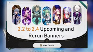 VERSION 22 TO 24 UPCOMING AND RERUN BANNERS LINEUP  HONKAI STAR RAIL [upl. by Cilla]