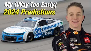 Way Too Early 2024 NASCAR Silly Season Predictions [upl. by Elicul]