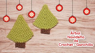 Árbol de Navidad a Crochet  Ganchillo  Adornos Navideños a Crochet Paso a Paso [upl. by Dedra]