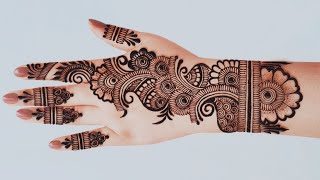 Very beautiful stylish mehndi design Simple mehandi  Mehndi ka design Mehndi design  Mehndi [upl. by Icyak]