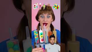 challenge mukbang funny emojichallenge candy automobile hydraulic candyeating viralvideo [upl. by Nojad691]