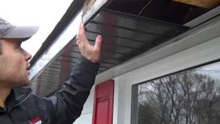 Installing Rafter Vents in Soffits [upl. by Annaegroeg]