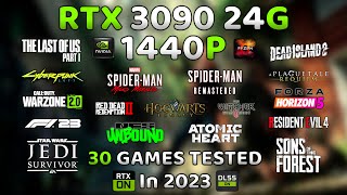 RTX 3090 in 2023🔥  30 Games Tested in 1440P [upl. by Yleme202]