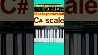 Shubhapantuvarali C scale piano trending tyshorts ganapathiraoharmonium [upl. by Ayanat]