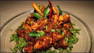 Mangalorean Coconut Dry Chicken RecipeSouth Indian Sukka Chicken Recipe [upl. by Trefor]