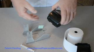 Ingenico ICT220 ICT250 Thermal Paper Adapter Demonstration Video TPMore [upl. by Nnylrahc]