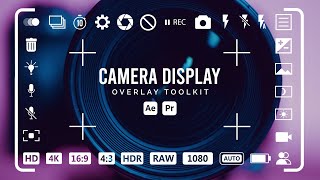 Camera Display Overlay Toolkit  After Effects Tutorial [upl. by Iorio523]