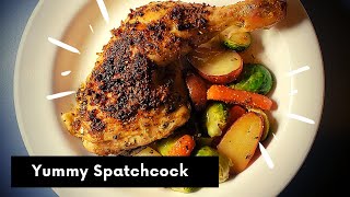 Roasted Spatchcock Chicken [upl. by Nowd698]