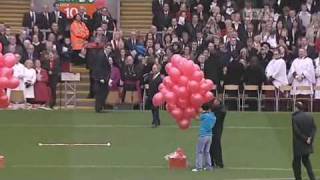 LFCTV Gerry Marsden sings quotYoull Never Walk Alonequot  Hillsborough 20yr Memorial Service [upl. by Andromada759]