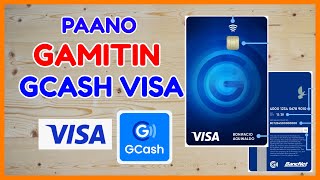 GCash VISA Card Paano Gamitin GCash Visa Tutorial [upl. by Aekal]