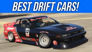 GTA 5 Top 10 BEST Drift Cars Los Santos Tuners DLC [upl. by Neelyak]