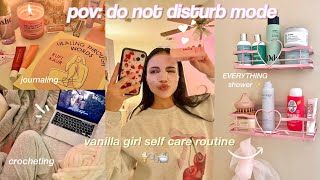 self care vlog 🫧🛁 skincare shower routine journaling  wellness [upl. by Nylrem]