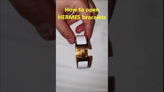 How to open original Hermes bracelets [upl. by Sylas]