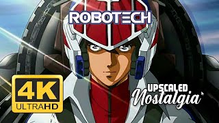 Robotech The Macros Saga 1985 Opening amp Closing Themes  Remastered 4K Ultra HD Upscale [upl. by Turk]