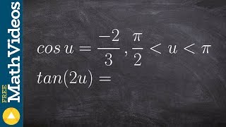 PreCalculus  Use The Double Angle Formula for Tangent to Evaluate for an Angle [upl. by Alaaj163]