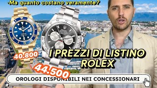 QUALE OROLOGIO PUOI COMPRARE A LISTINO DA ROLEX Sette giorni in setteminunti Ep7 [upl. by Swehttam]