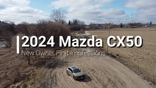 2024 Mazda CX50 GT Owner First Impressions [upl. by Wehttam839]