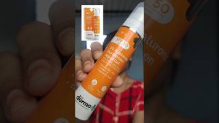 The Derma Cos 1 Hyaluronic Acid Sunscreen Aqua Gel Review 🍒  Mini review  Demo✨shorts review [upl. by Nho]