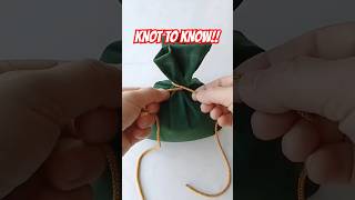 ⚠️ Knot to Know 🪢 The method of tying the ball head pocket knot shorts diy knot rope [upl. by Aminta]