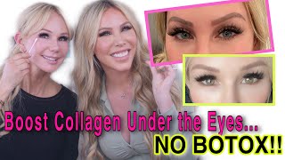 How to BOOST COLLAGEN UNDER the EYES NATURALLY  DOS and DONTS [upl. by Ahsitniuq]