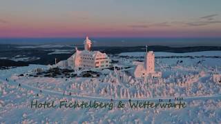 Winterimpressionen am Fichtelberg bei Oberwiesenthal im Januar 2019 [upl. by Kcirrez]