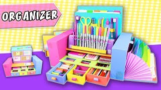 DIY Cute Desk Organizer Idea from Waste CardboardBest out of WasteStationery Storage Box [upl. by Ibrik]