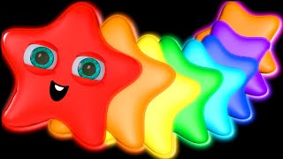 Baby Sensory Funky Fruits  Funky Stars Dance Party  Fun Video with Funky Music [upl. by Blossom]