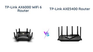 TPLink AX6000 vs AXE5400 WiFi 6 Router Comparison [upl. by Alard15]