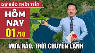 Dự báo thời tiết hôm nay ngày 110 Không khí lạnh Miền Bắc có mưa rào Miền Nam mưa rào và dông [upl. by Introc27]