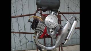 Paramotor homemade two stroke 125cc part1 [upl. by Kcirrez306]