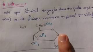 Cours de biochimie structurale glucide partie 3 méthylation et loxydation par lacide périodique [upl. by Ahsatel]