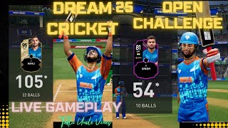 OPEN CHALLENGE to all GAMERS to beat my SCORE Dream Cricket 25  Cricket Game Play [upl. by Martinez]