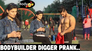 Bodybuilder Digger Prank  Sam Khan [upl. by Eilla834]