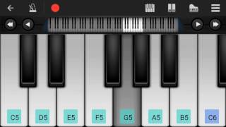 Raees  Laila Main Laila song  piano cover  perfect piano apk [upl. by Gran]