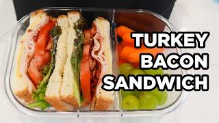 Epic Turkey Sandwich with Bacon  BacktoSchool Lunch Ideas by MOMables [upl. by Perry]