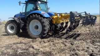 New Holland T7050 amp podrivac Dondi 805 [upl. by Ainahpets]