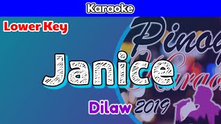 Janice by Dilaw Karaoke  Lower Key [upl. by Cathleen]