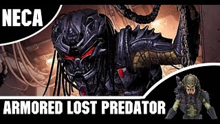 NECA  Predator Armored Lost Predator Borg [upl. by Anelhtak]