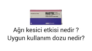 Rastel 25 mg nedir ne işe yarar  Rastel ne için kullanılır  Kesinlikle dikkat edilmesi gerekenler [upl. by Enelam]