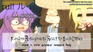 fandom antagonists react  honkai impact 3rd  25 [upl. by Holub]