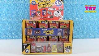 Official Wacky Packages Minis Full Case Blind Bag Opening Review  PSToyReviews [upl. by Idona]