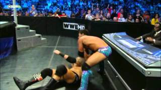 Wade Barrett vs Justin Gabriel  September 23 2011 [upl. by Cramer]