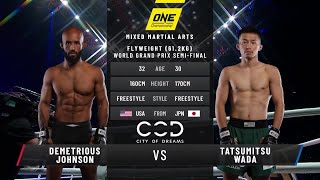 Demetrious Johnson vs Tatsumitsu Wada  Full Fight Replay [upl. by Erreit]