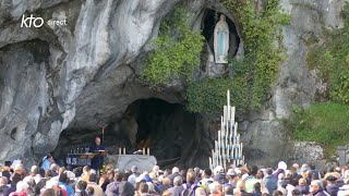 Messe de 10h à Lourdes du Dimanche de Pâques 2023 [upl. by Ardnasal]