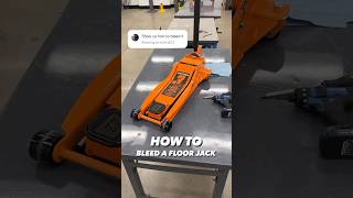 Here’s how to properly bleed a floor jack from HarborFreight floorjack mechanic howto shorts [upl. by Walton81]