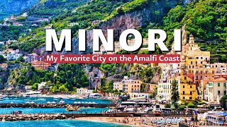 Minori Italy  4k Walking Tour on My Favorite City on the Amalfi Coast [upl. by Fatma]