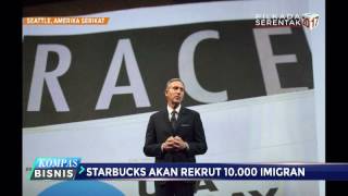 Starbucks Akan Rekrut 10000 Imigran [upl. by Aseneg716]