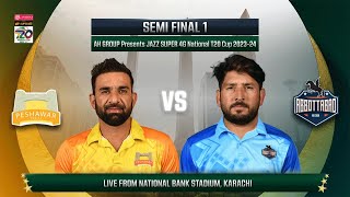 Live  Peshawar vs Abbottabad  Match 61  National T20 202324  PCB [upl. by Kyl]