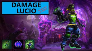 HotS Damage Lucio DO NOT TRY AT HOME [upl. by Anaujd]